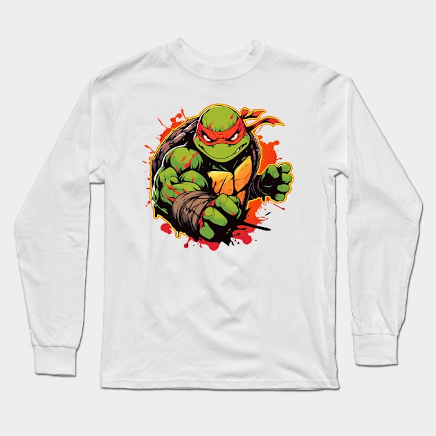 raphael Long Sleeve T-Shirt by piratesnow